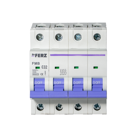 FMB-C 6kA 4P 32 х-ка C Автоматический выключатель